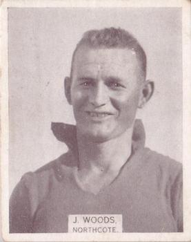 1933 Wills's Victorian Footballers (Large) #127 Jack Woods Front